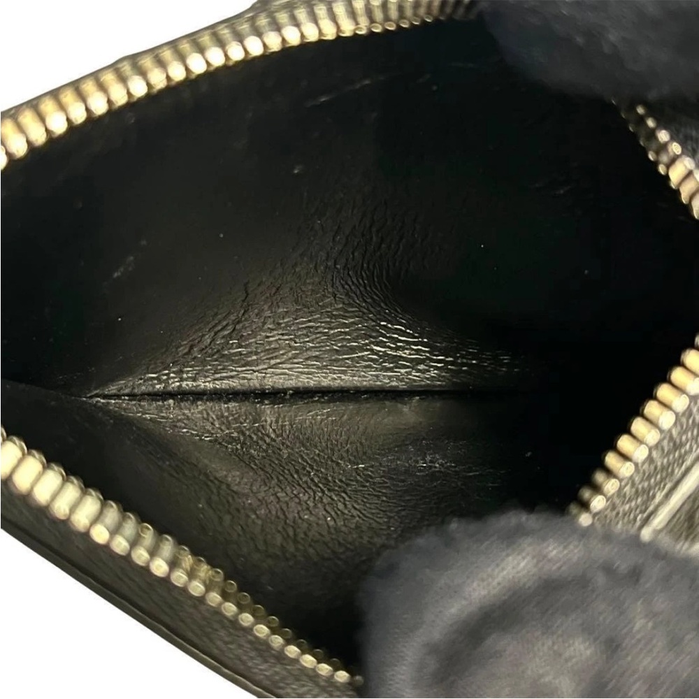 Balenciaga Black Leather Pouch with Silver Accents - Picture 12 of 13